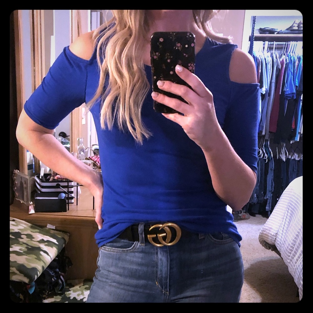 Cold shoulder shirt